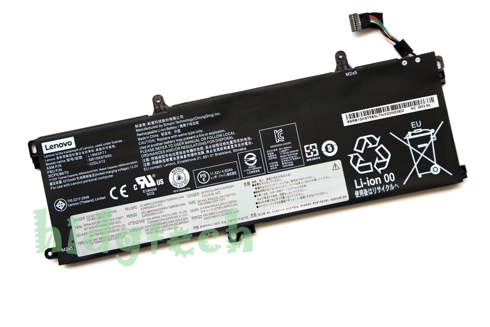 New Genuine L18L3P71 L18M3P71 L18S3P1 Battery for Lenovo ThinkPad T590 P53S T15