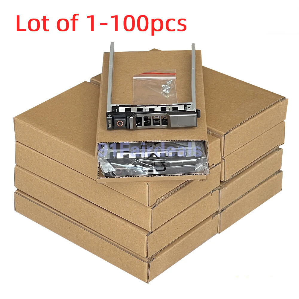 Lot 8FKXC G176J 2.5" HDD Tray Caddy For Dell R710 R610 R720 R410 R510 T710 R730