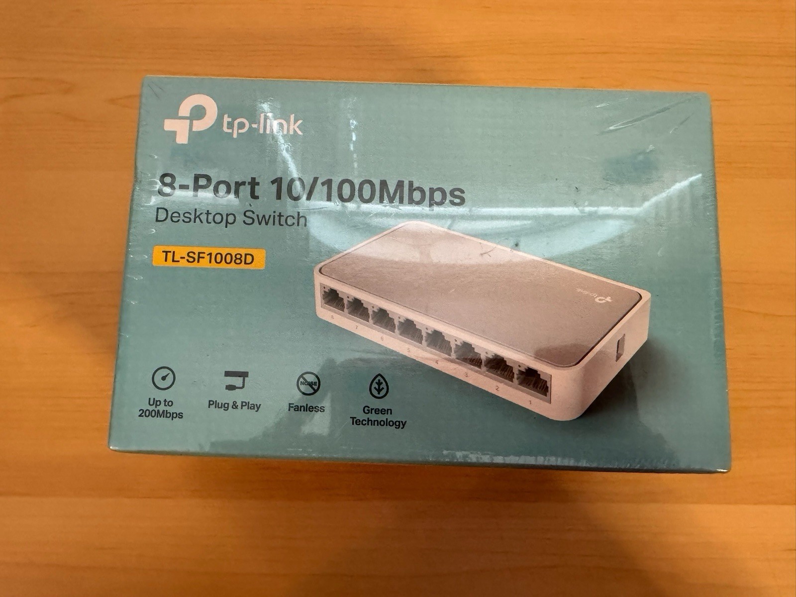 TP-Link TL-SF1008D 8-Port 10/100Mbps Desktop Switch New
