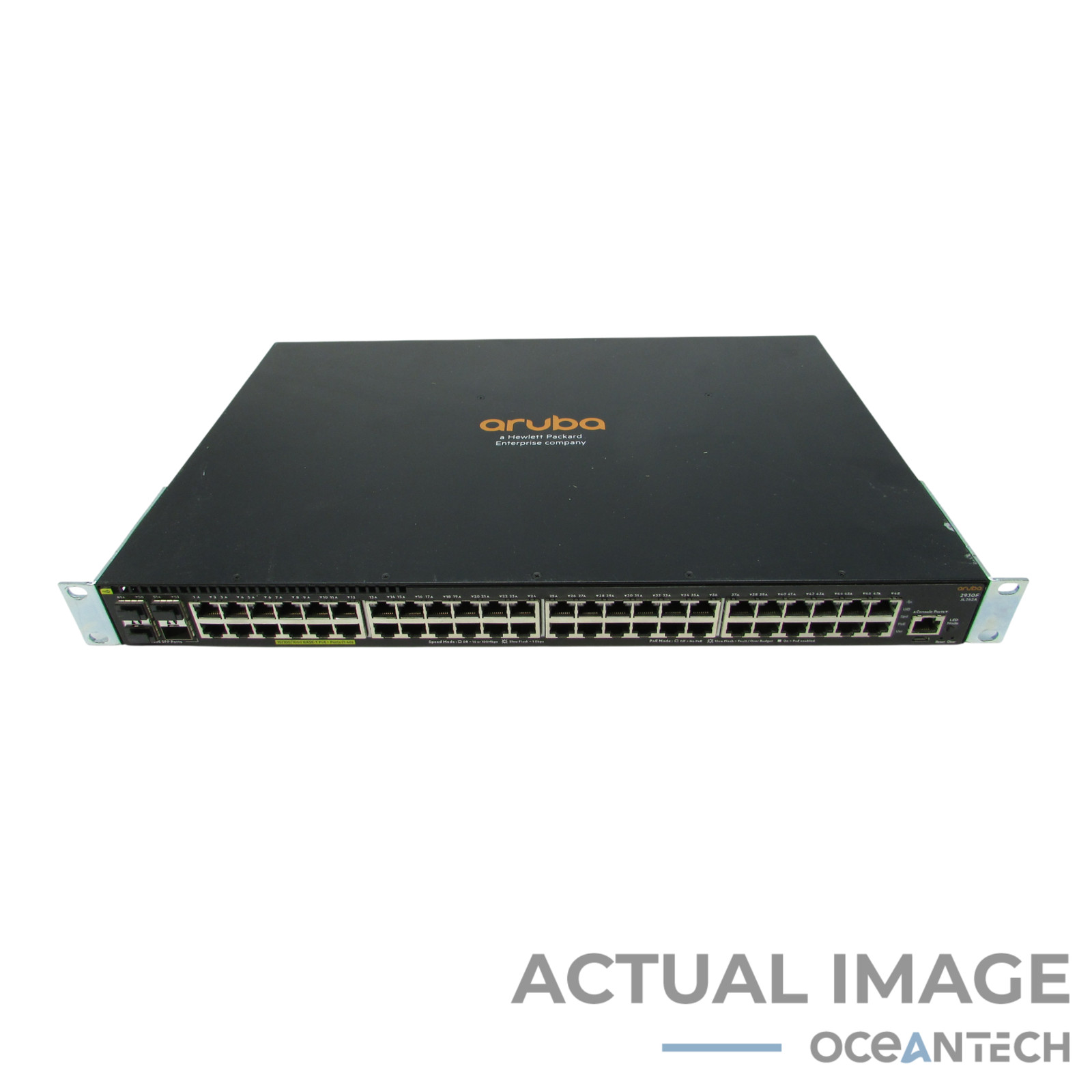 HP JL262A ARUBA 2930F 48G POE+ 4SFP Ethernet Switch Tested