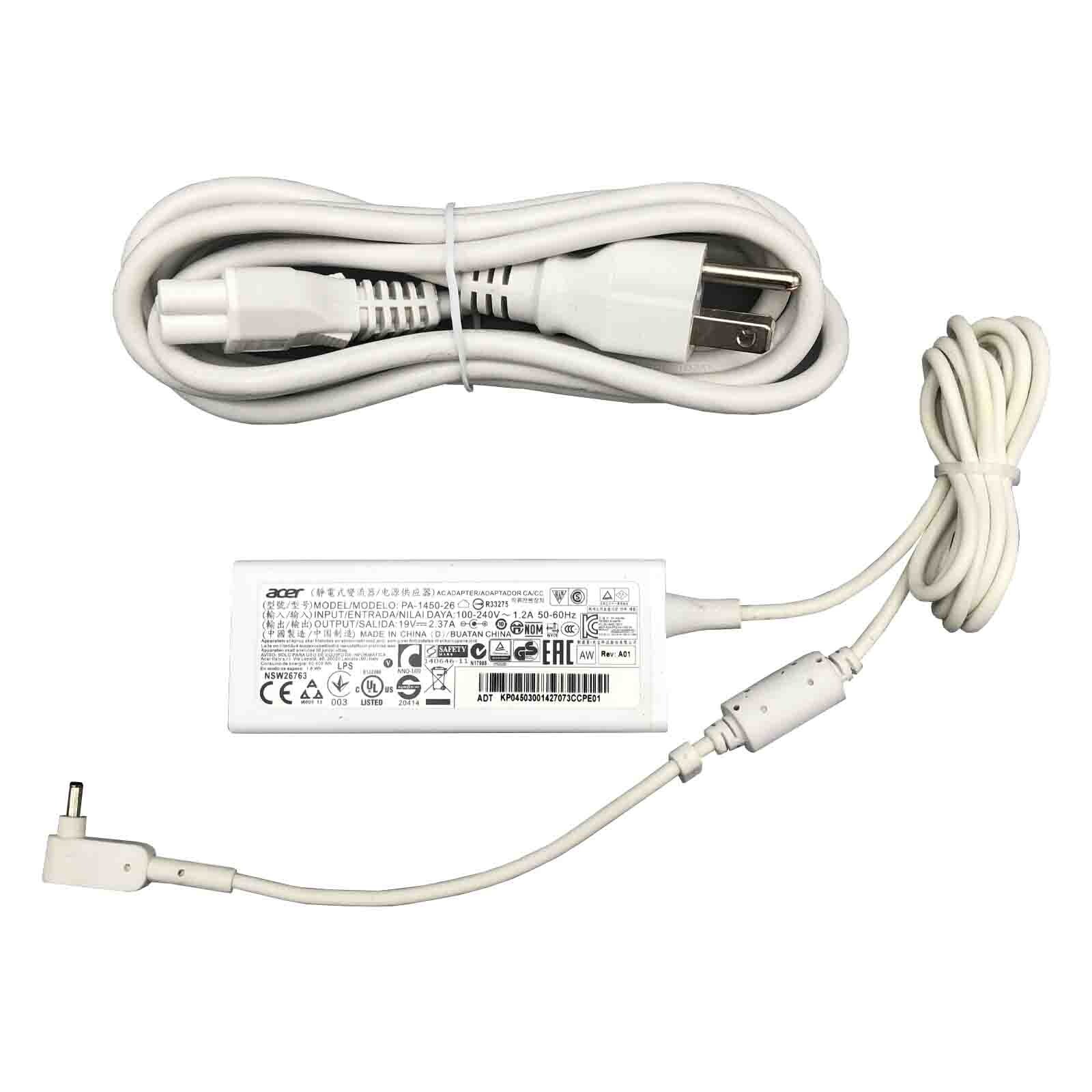 Open Box Acer Chromebook CB3-111 CB3-131 CB5-132T AC Adapter Charger & Cord 45W