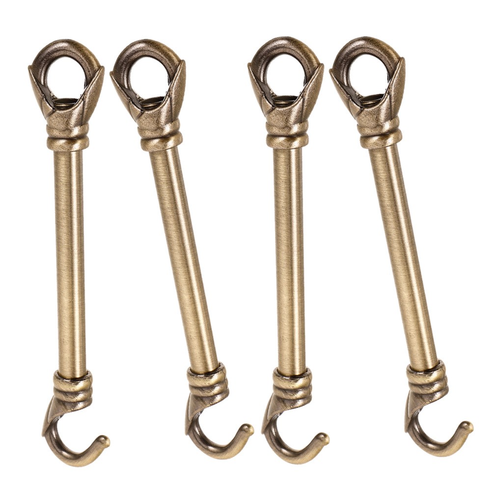 4Pcs Chandelier Load-Bearing Rod with Hook: Ceiling Light Support Rod - 6"