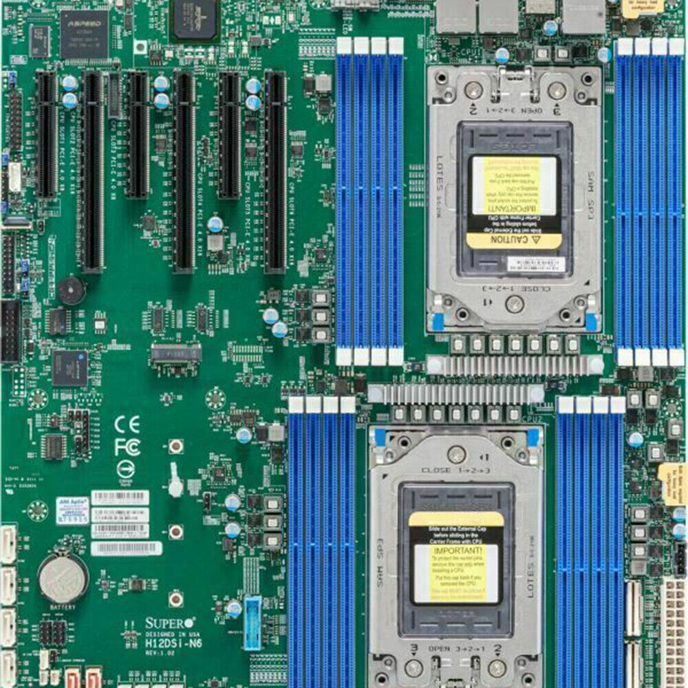 H12DSI-N6 Server Motherboard for Supermicro AMD EPYC 7002/7003 Series Processors