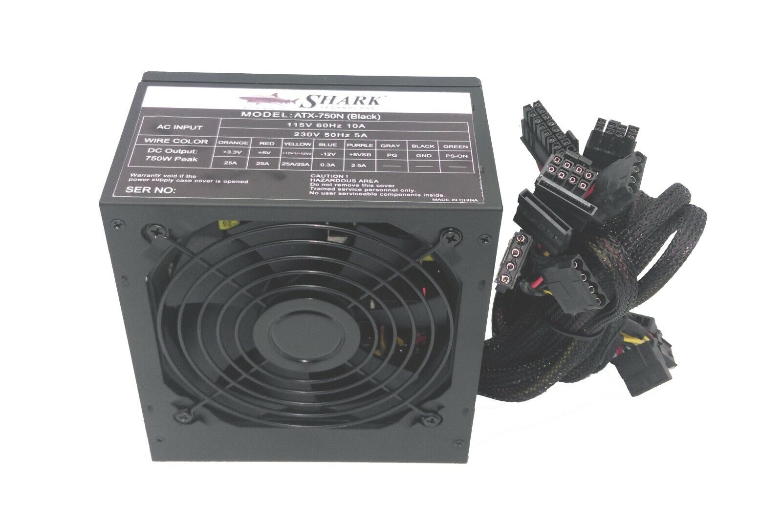 NEW Black 680W Gaming Silent 120mm Fan ATX 12V Power Supply PCI-Express PC PSU