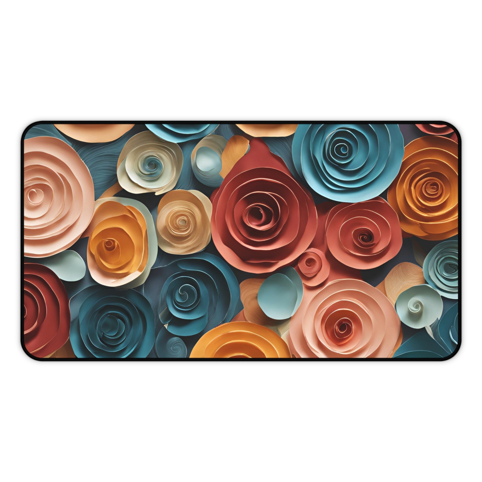 Bright Abstract Desk Mat – Vibrant Design Office Decor, Computer Accessories