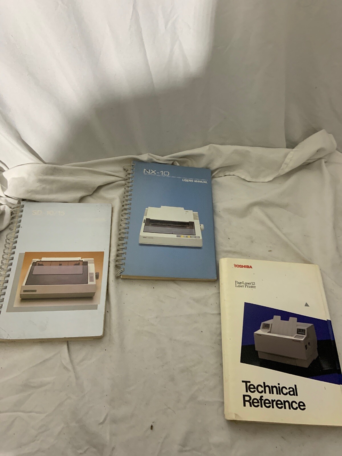 Vintage Printer Manuals Star SD-10/15, NX-10, Toshiba Pagelaser12