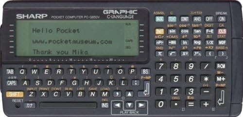 SHARP Pocket computer PC G850V Function Calculator From Japan