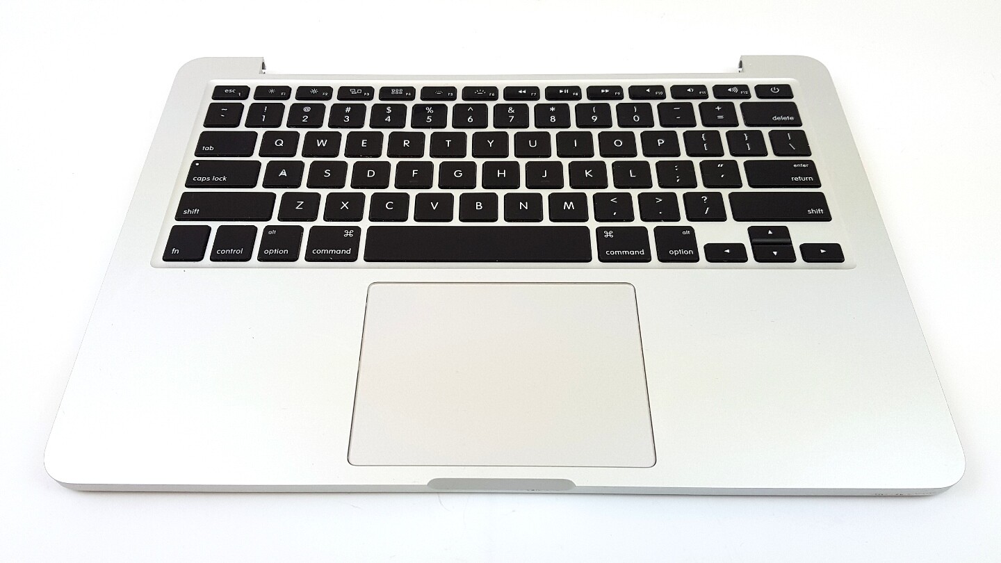 Apple Macbook Pro 13" A1502 Early 2015 Case Silver Touchpad Keyboard 613-00564-A