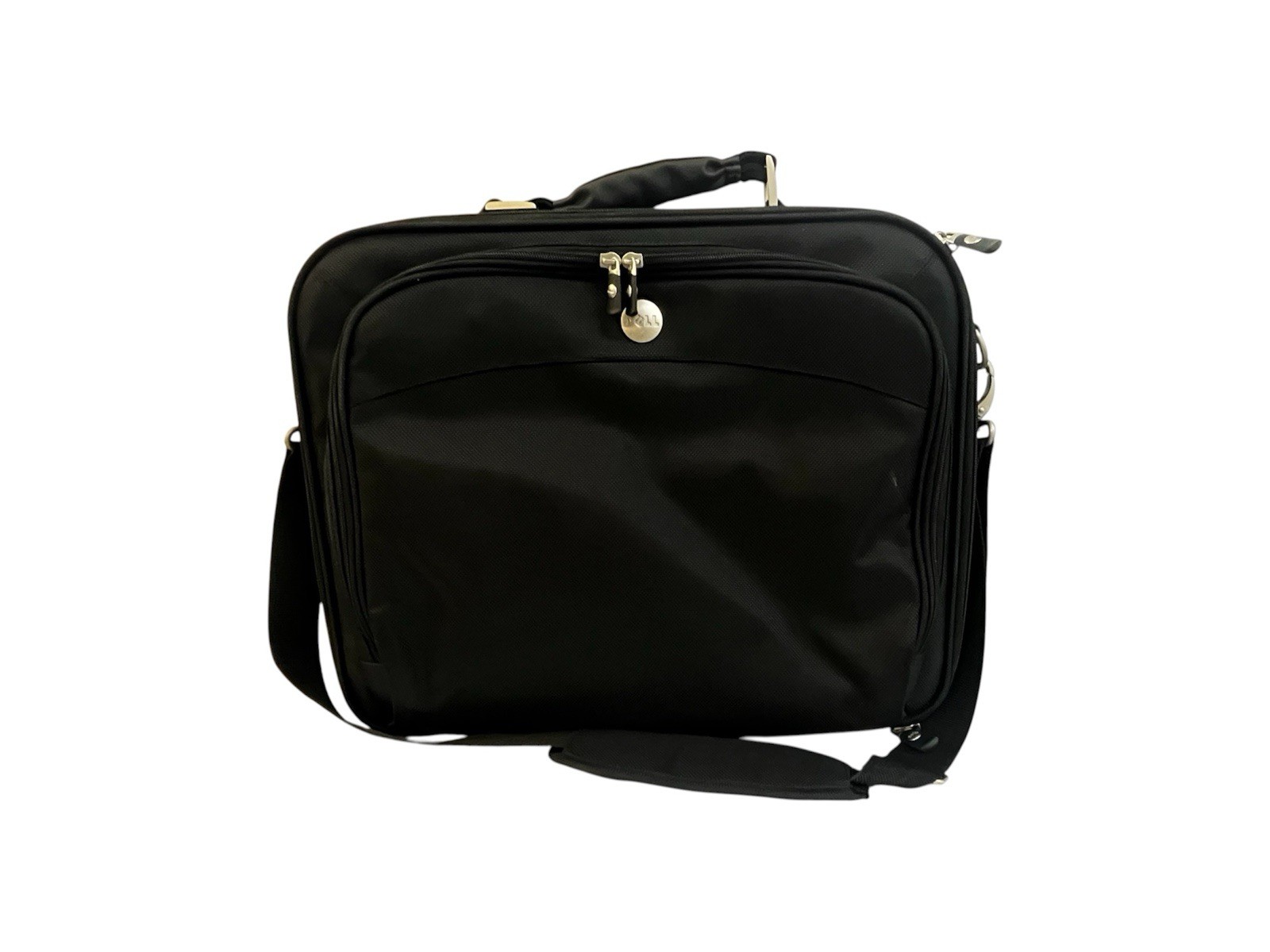Dell Deluxe Laptop Computer Carrying Case Bag Black 15” Shoulder Strap Padded