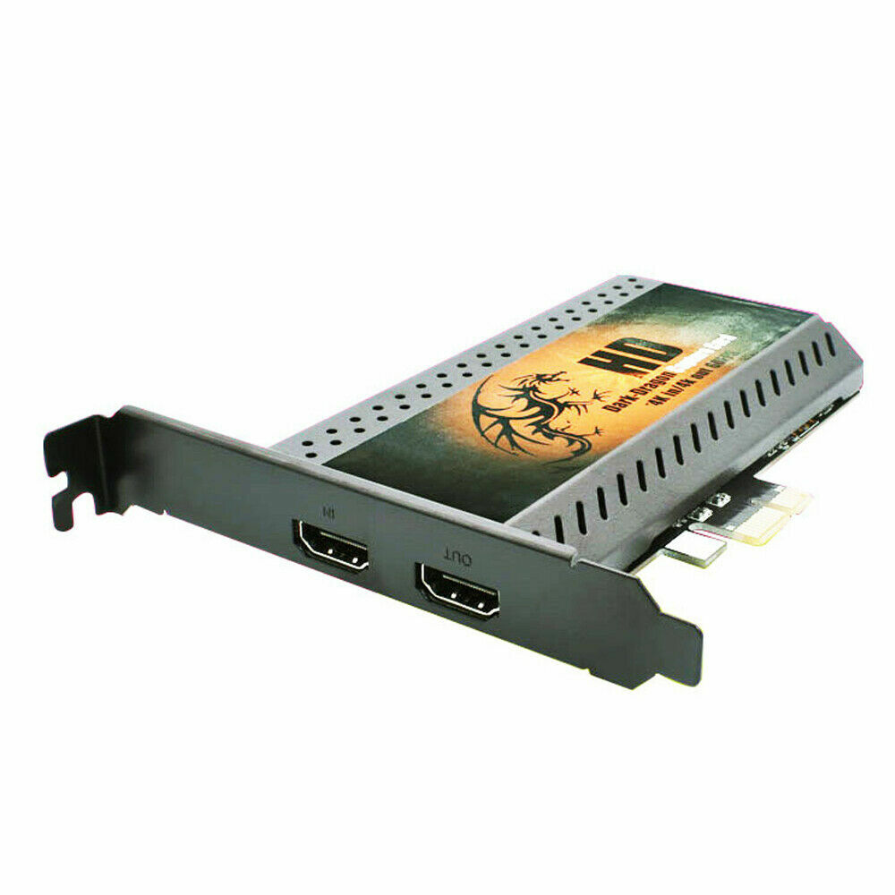 HD85 HD Video Capture Card PCI-E HDMI 4K Input/Output 60fps for Game Live Stream
