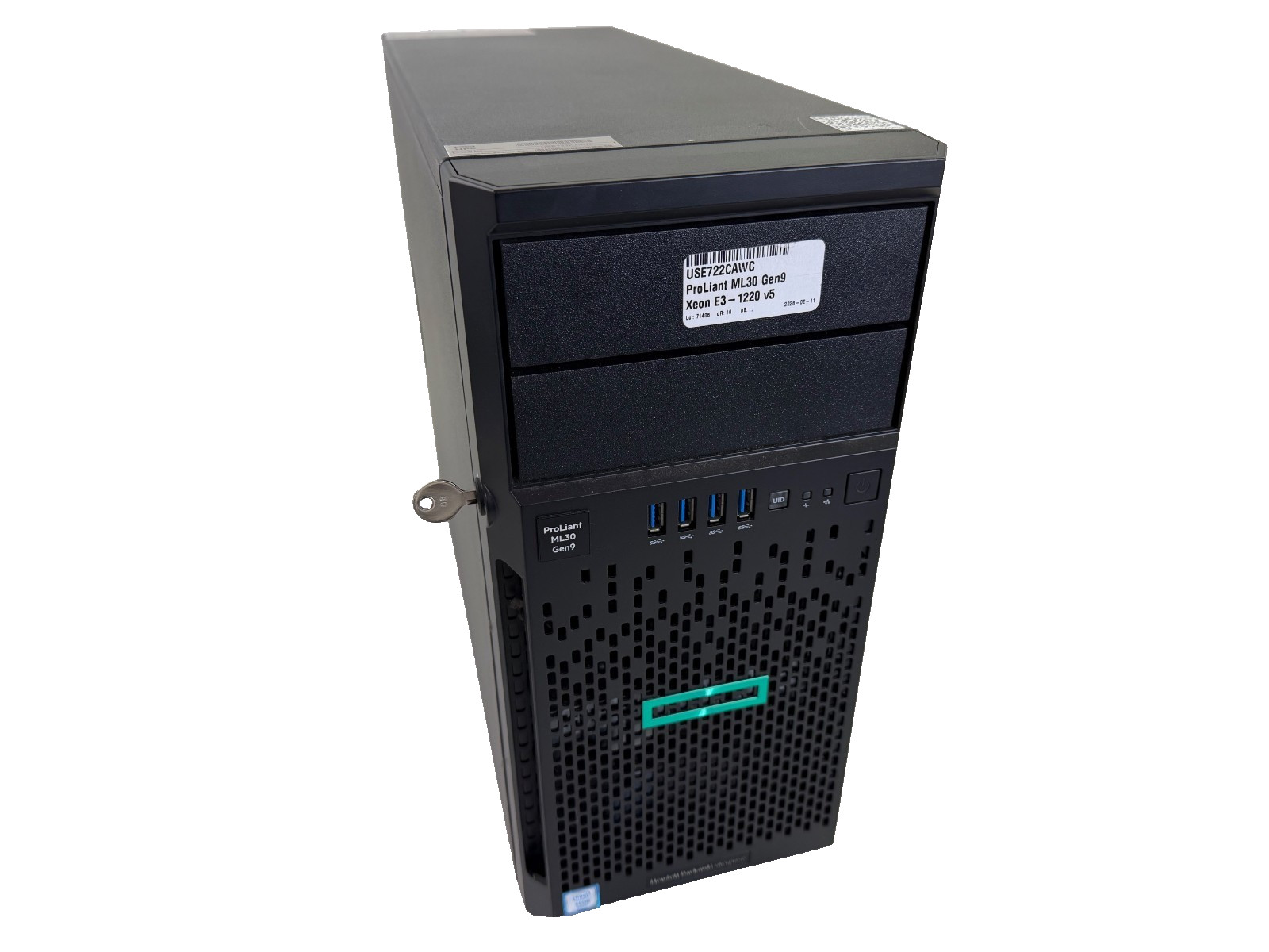 HP ProLiant ML30 Gen9 Intel Xeon E3-1220 v5 3.0GHz 16GB RAM *NO HDD'S/OS*