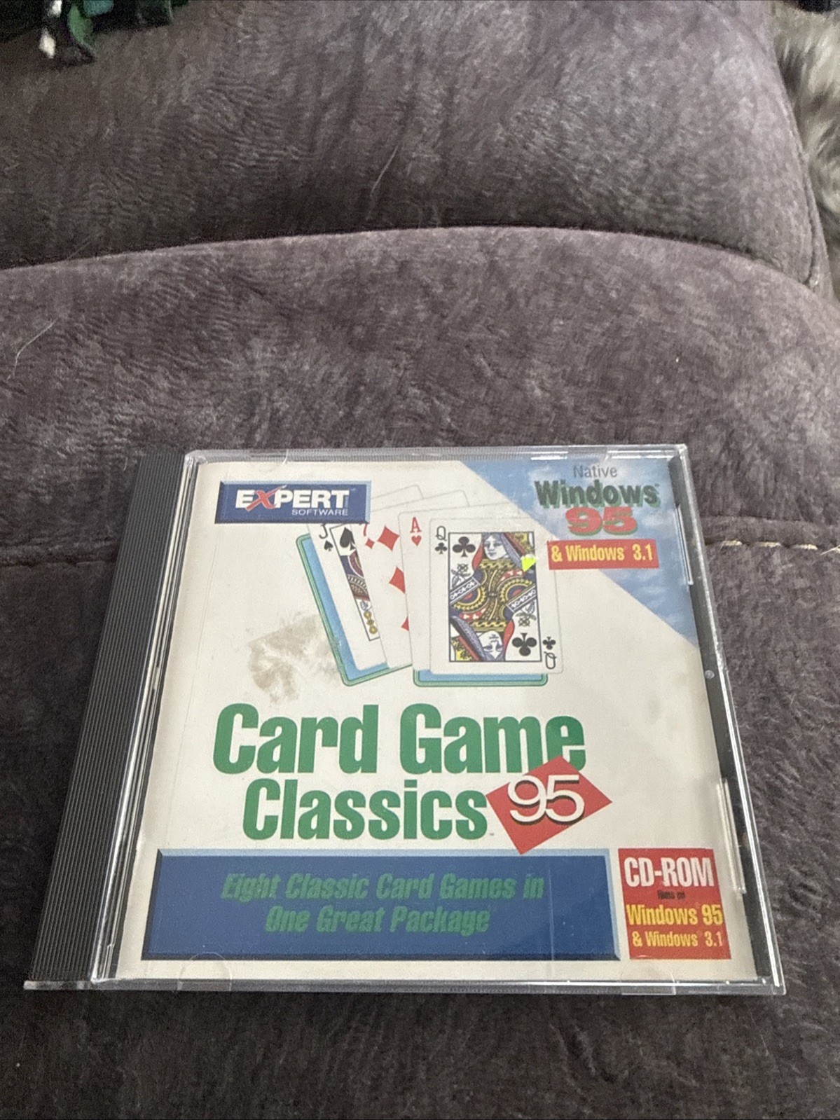 Vintage Card Game Classics 95 CD-ROM Windows 95 3.1 Eight Classic Games