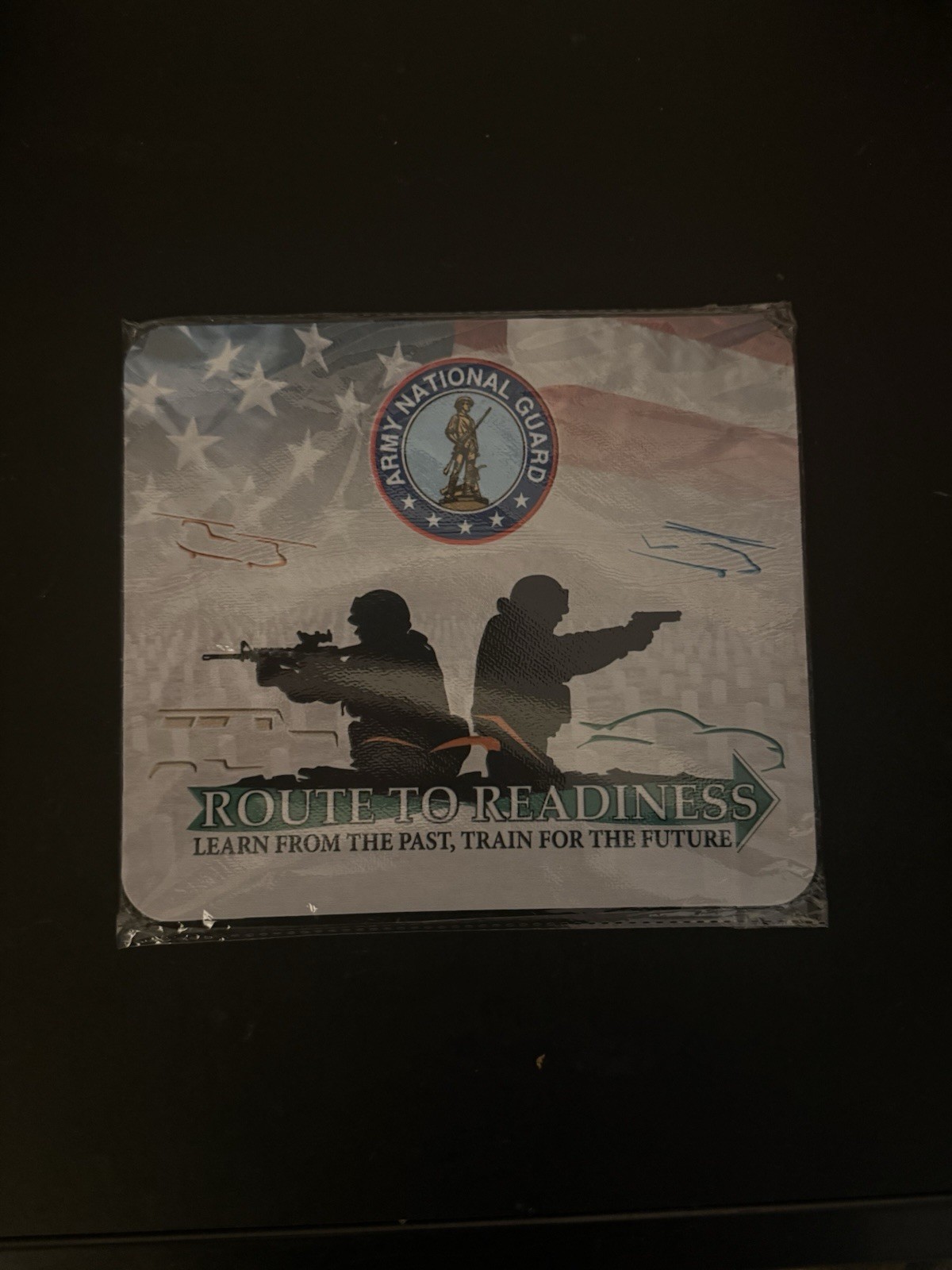 US Army National Guard Route to Readiness Mousepad Military Promo NEW Sealed