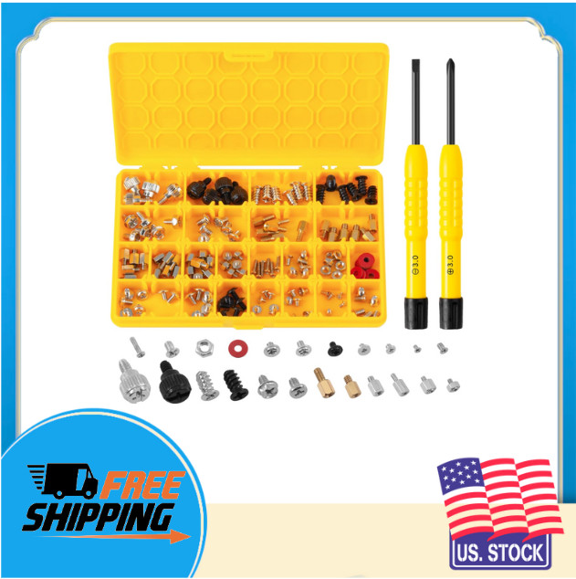 M.2 NVMe SSD Mounting Kit – 23pcs Screws for PC Case, HDD, DIY Repair