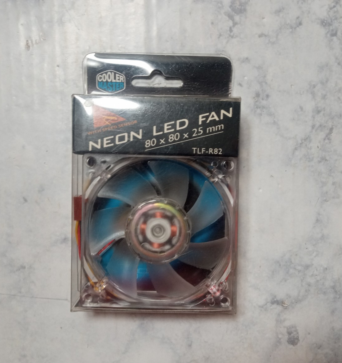 Retro Cooler Master TLF-R82 Neon LED 80x80x25mm Case Fan