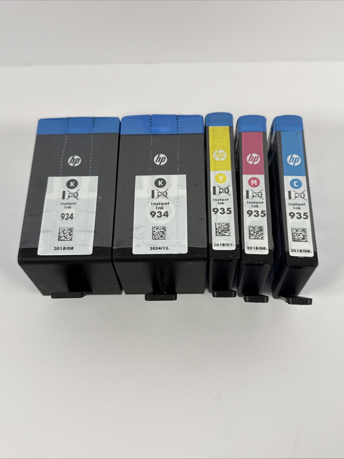 5pk Genuine HP 934XL High Yield Black & 935 Color OfficeJet 6820 6835 6830