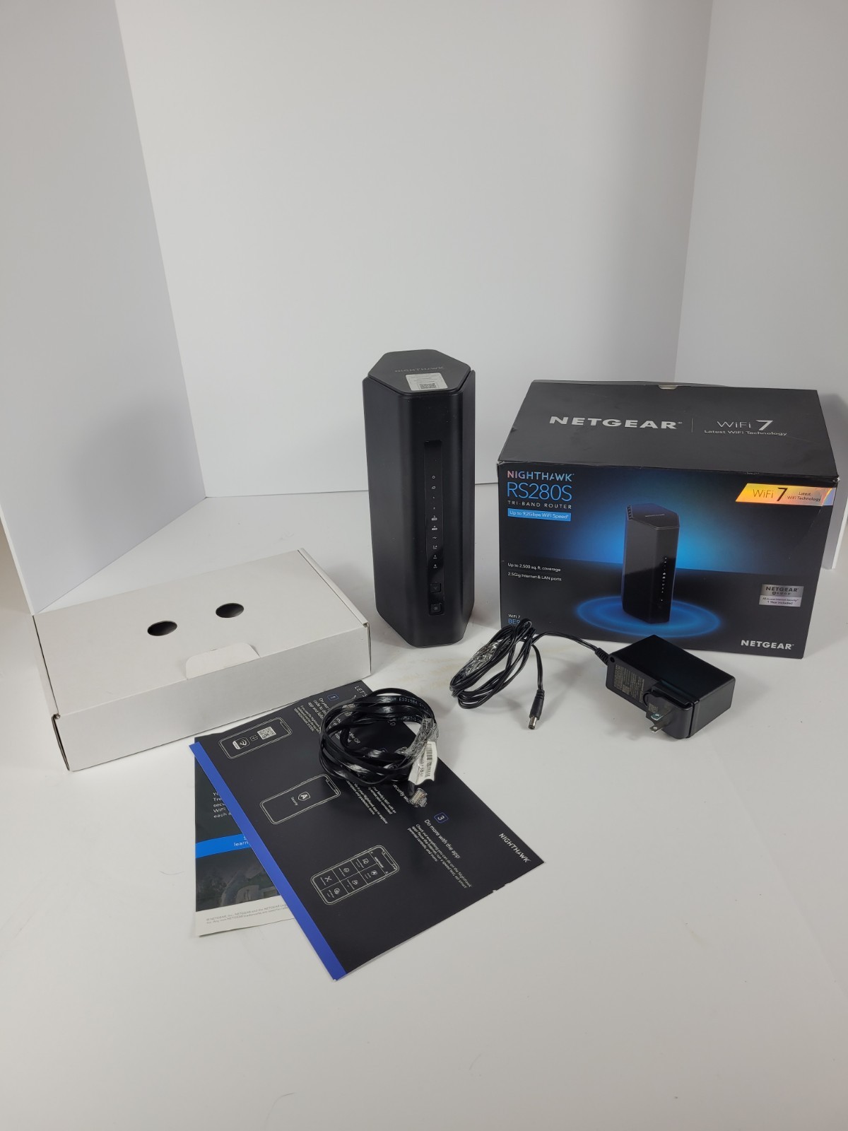 NETGEAR Nighthawk Tri-Band WiFi 7 Router RS280 Works Great Ships Free 