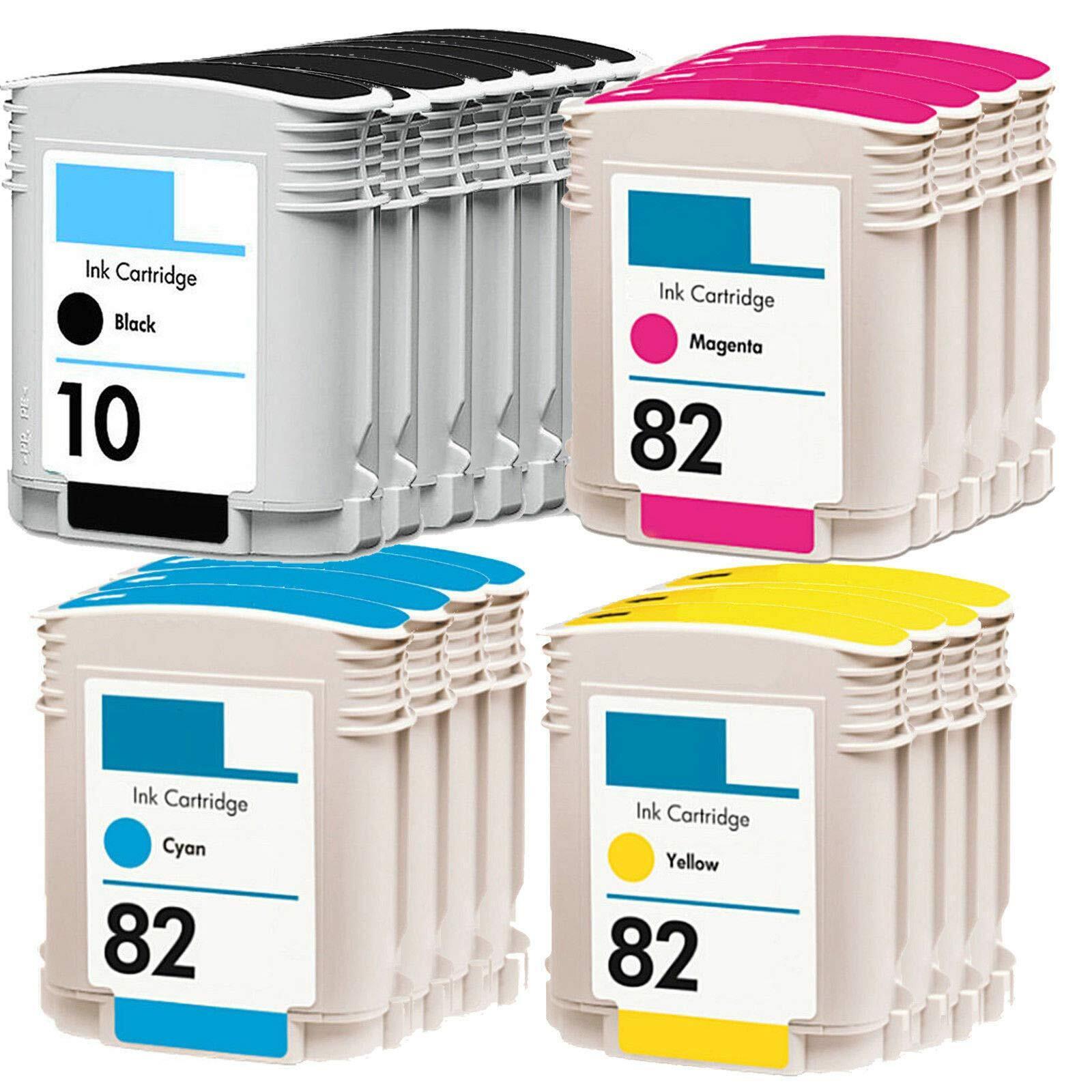 18-Pack Compatible Ink for HP 10 82 – Suitable for 500ps 800 815mfp 820mfp