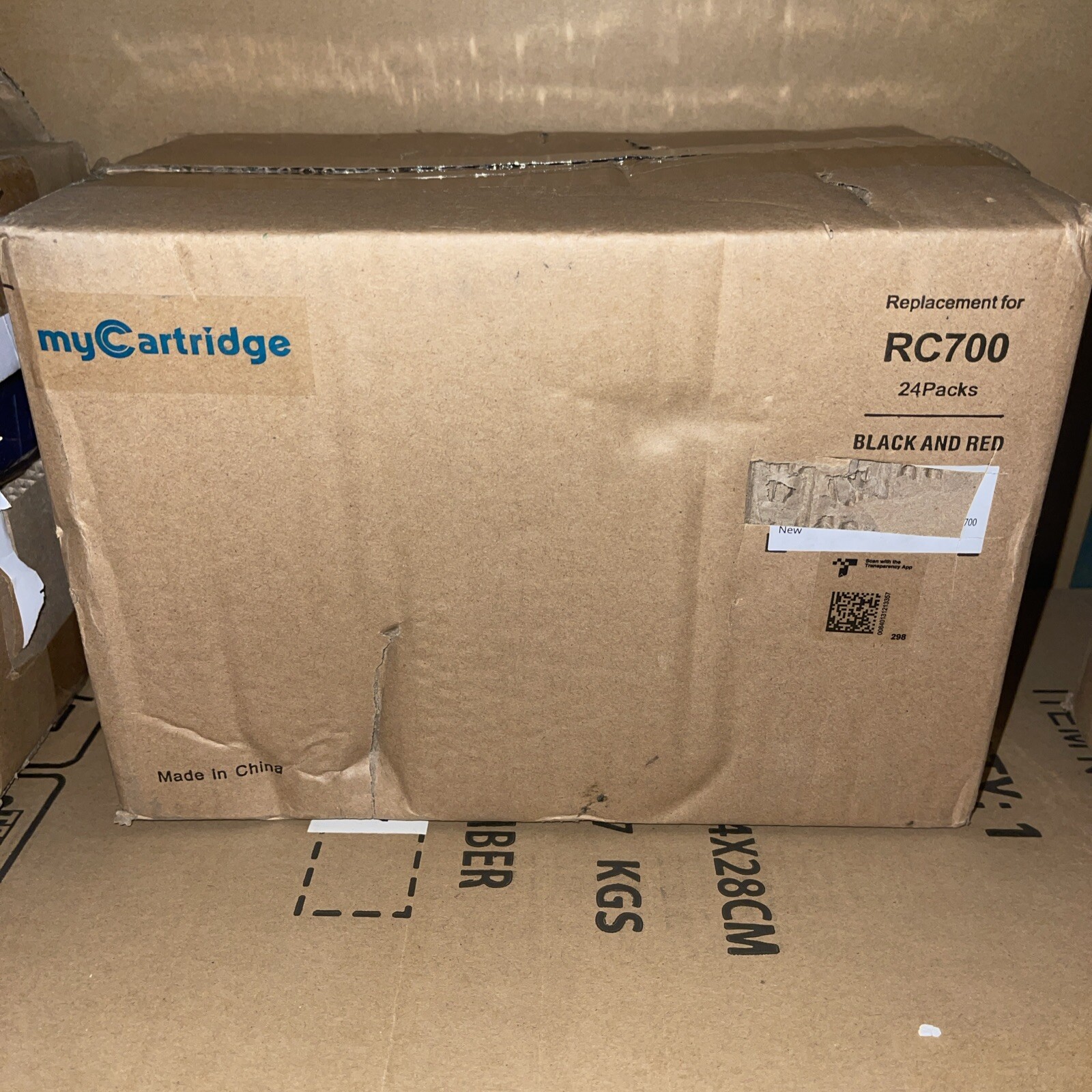 MyCartridge Replaces RC700 - Black / Red - SP700 4 Boxes of 24 96 Total