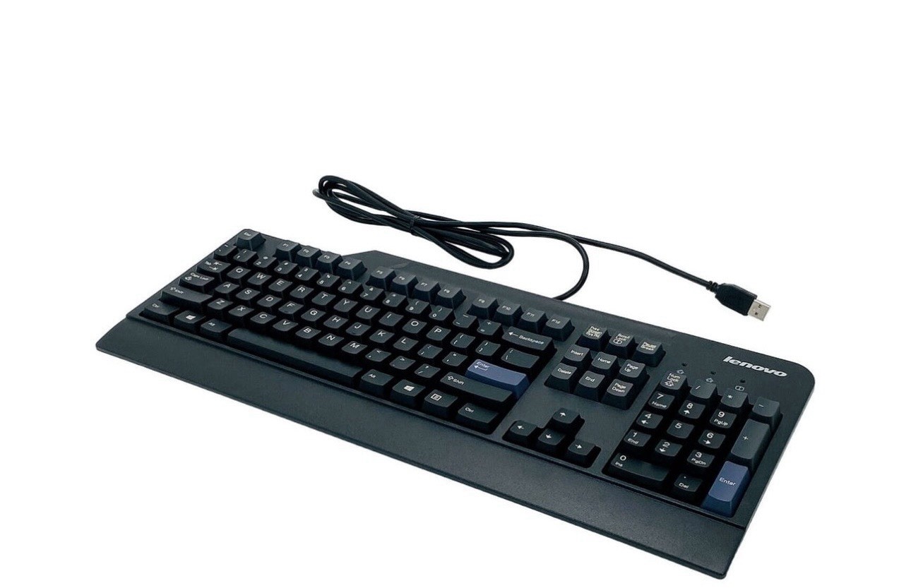 Lenovo SK-8825 Preferred Pro USB Keyboard Full Size 104-Key Wired USB Black