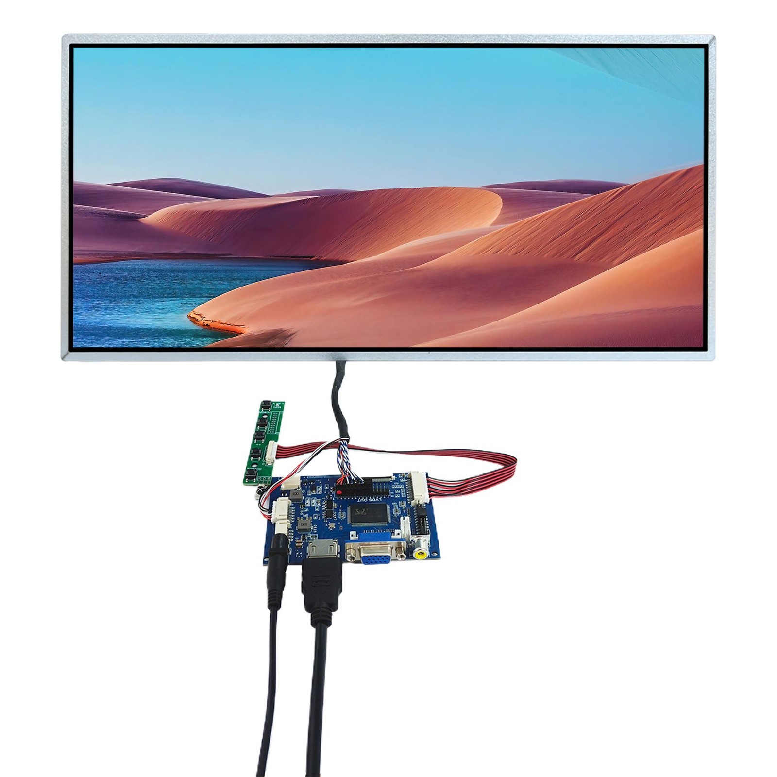 HD VGA AV LCD Controller Board 15.6inch 1366x768 LCD Screen
