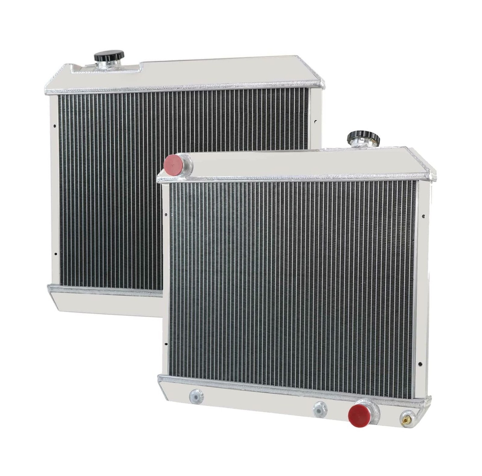 3-Row Aluminum Radiator For Chevy C10/C20/C30 1963-1966 V8 Pickup
