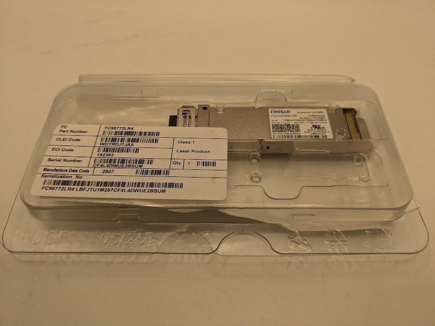 Coherent Finisar FTLC1141SDNL-F W 100GBase-LR4 CFP4 Optical Network Transceiver