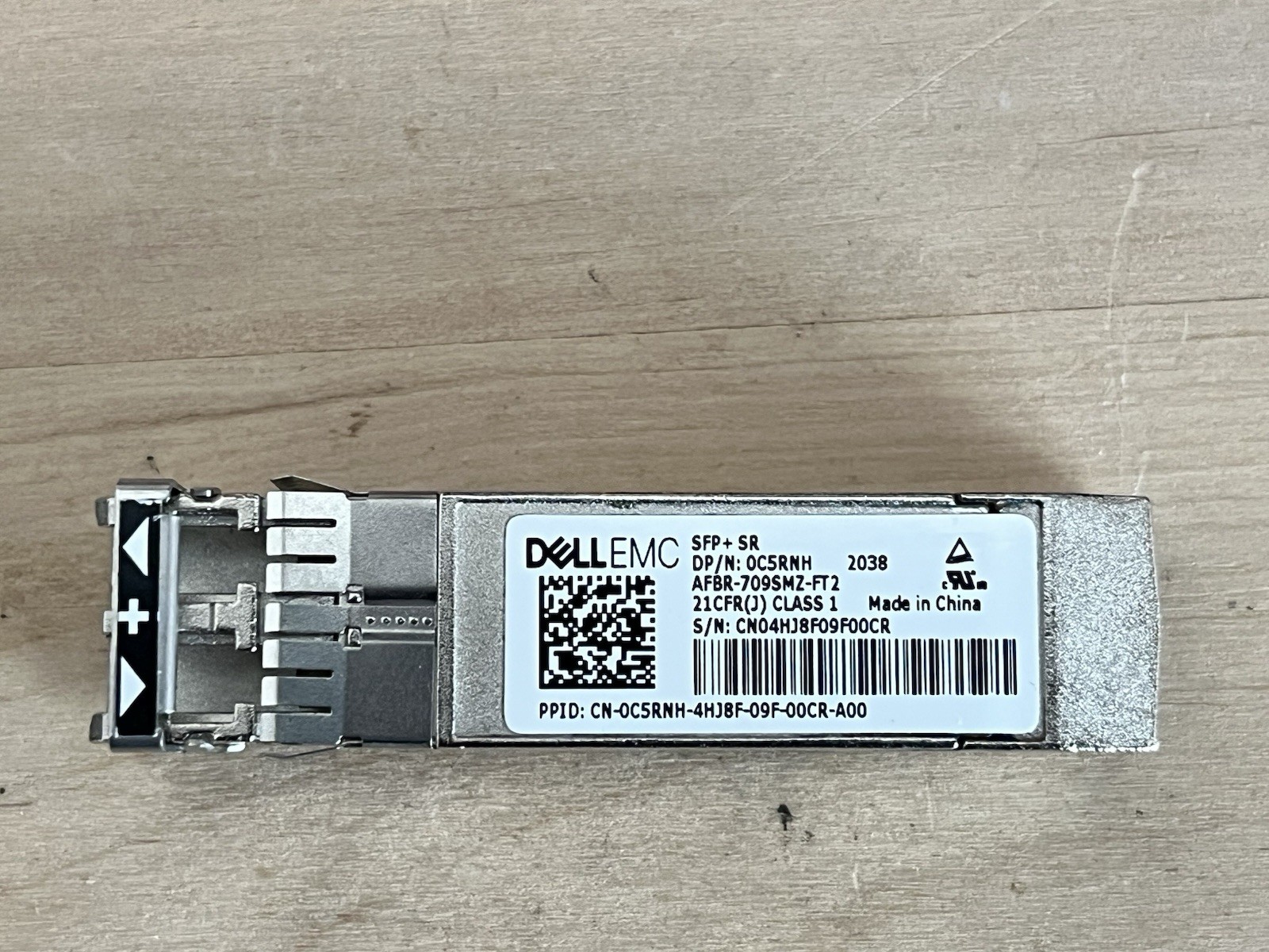 Dell C5RNH 10G SFP+ SR Transceiver Module 850nm AFBR-709SMZ-FT2