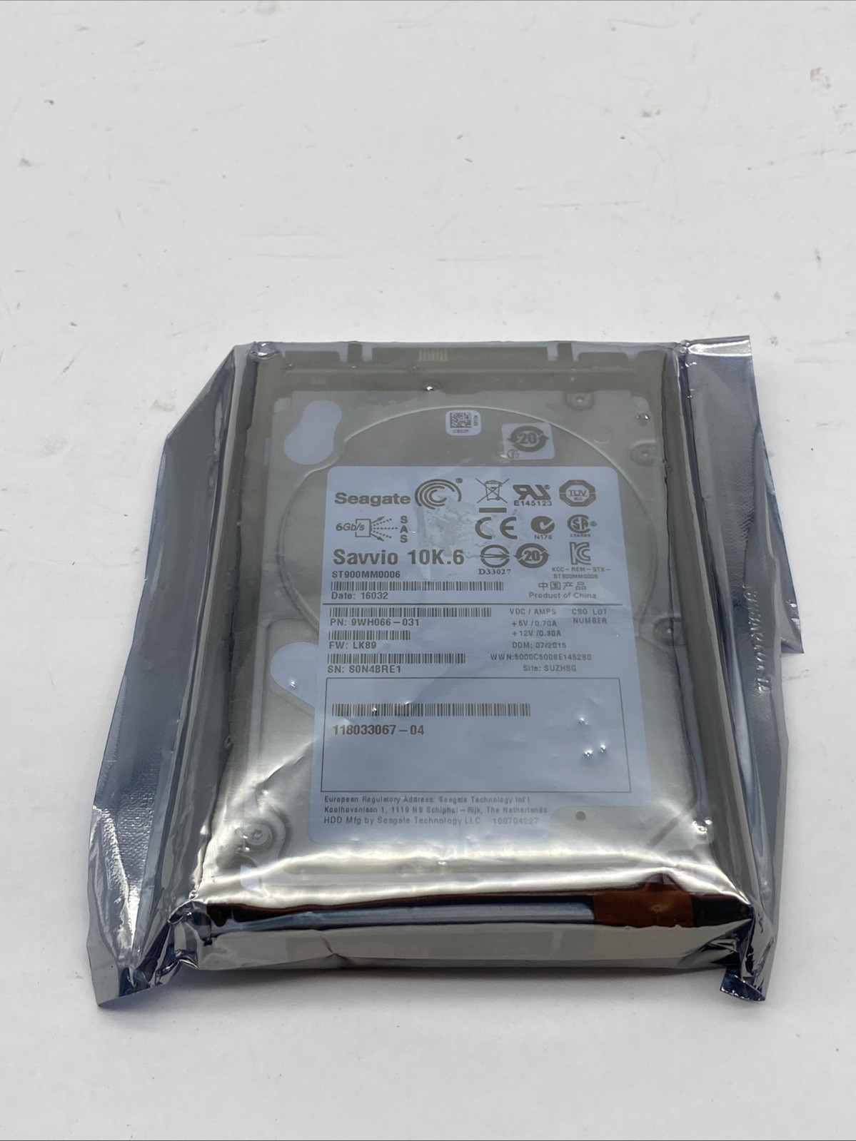 Seagate Savvio 900GB, 10000 RPM, 2.5 inch (ST900MM0006) Internal Desktop Drive