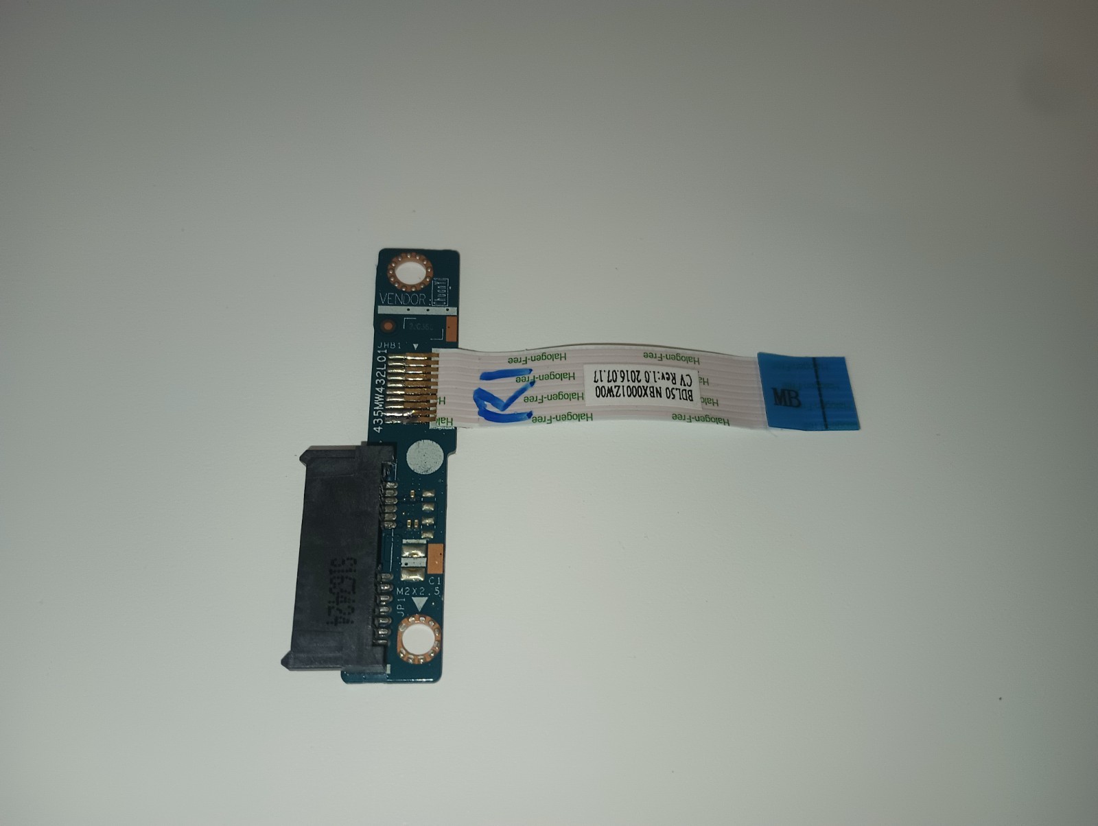 Genuine HP 15 SATA Optical Drive Connector w/Cable
