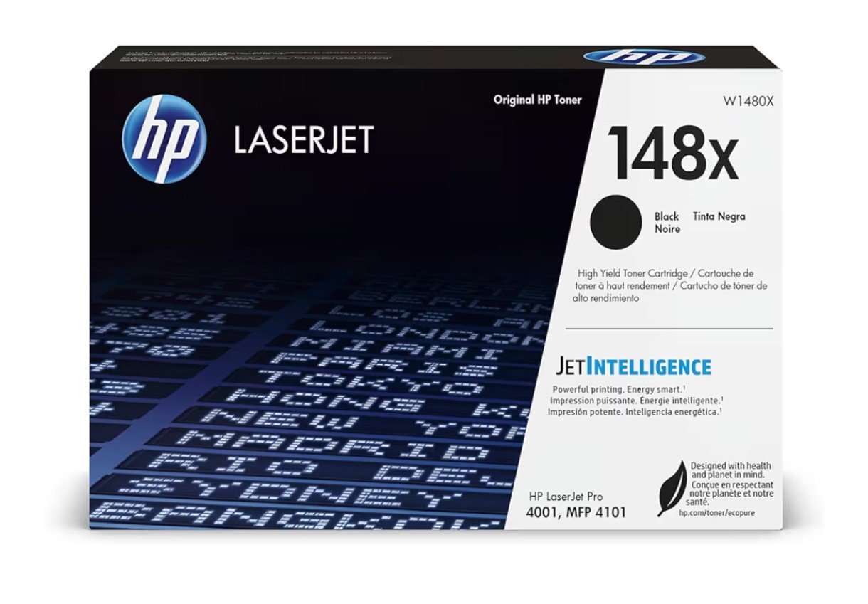 HP 148X Black High Yield Toner Cartridge (W1480X) - Genuine