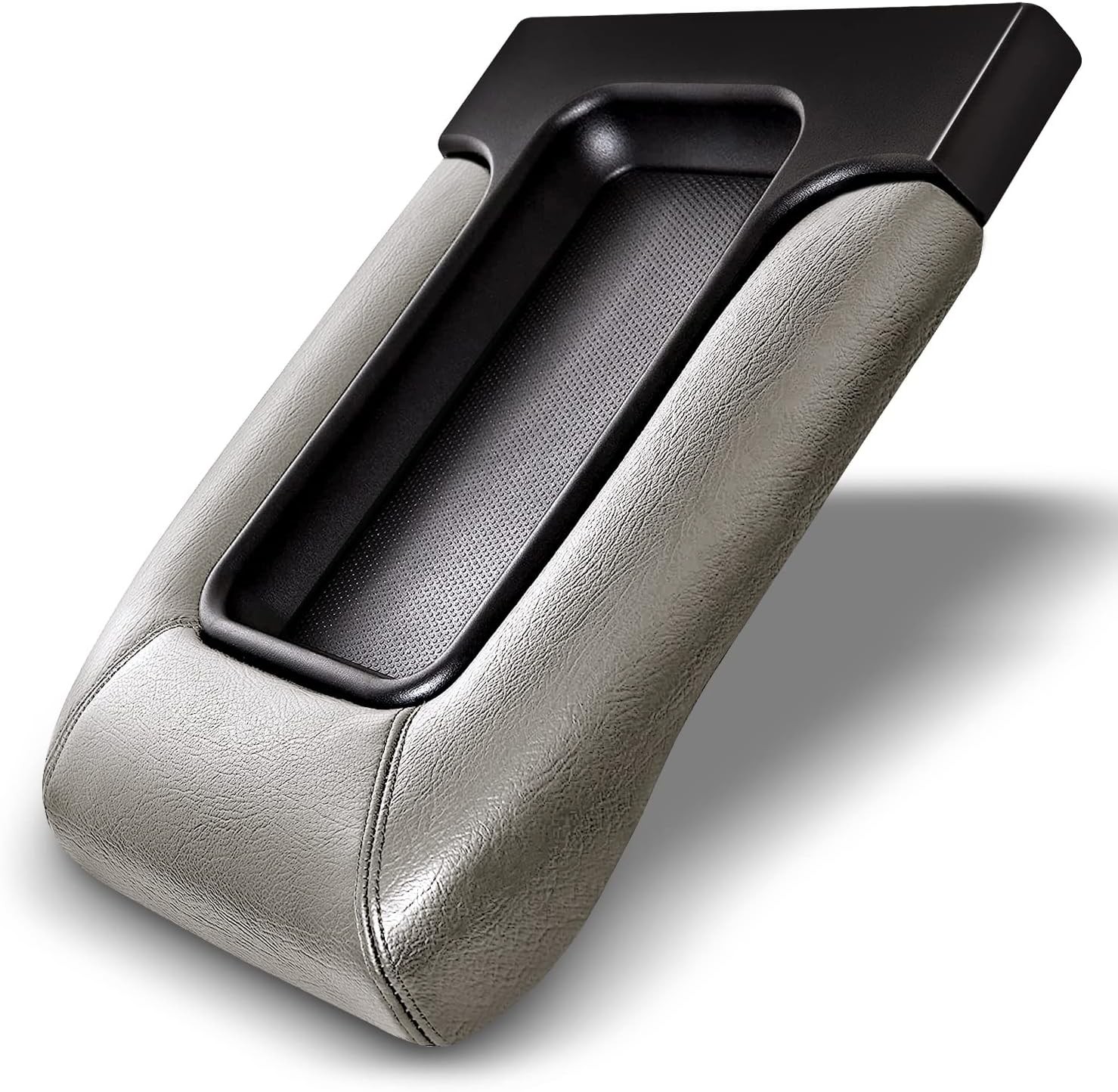 UMISHI Center Console Lid Kit Compatible with Chevy Silverado Light Grey 