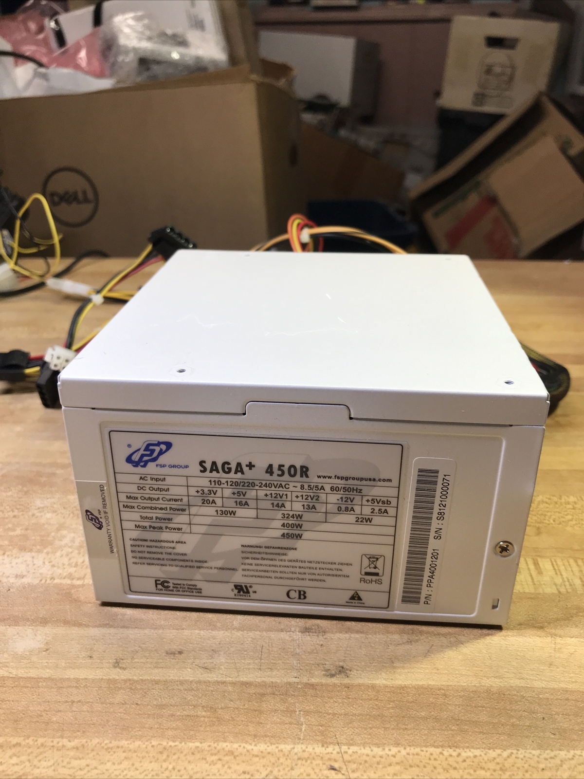 FSP Group SAGA+ 450R 400W Power Supply Unit / PSU PPA4001201 COMPUTER PC DESKTOP