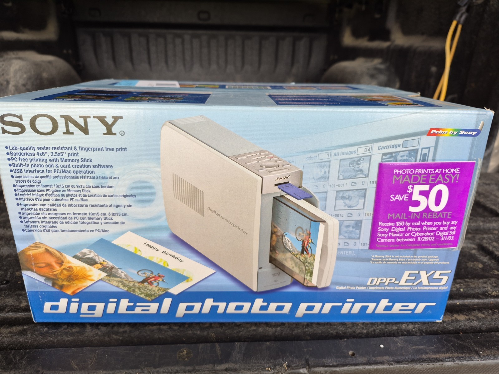 Sony DPP-EX5 Digital Photo Thermal Printer SEALED