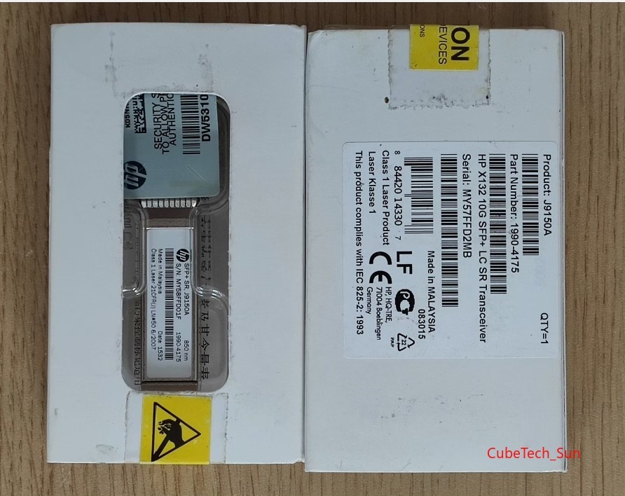 1PC Original J9150A Compatible HPE 10GBASE-SR SFP+ 850nm 300m Transceiver