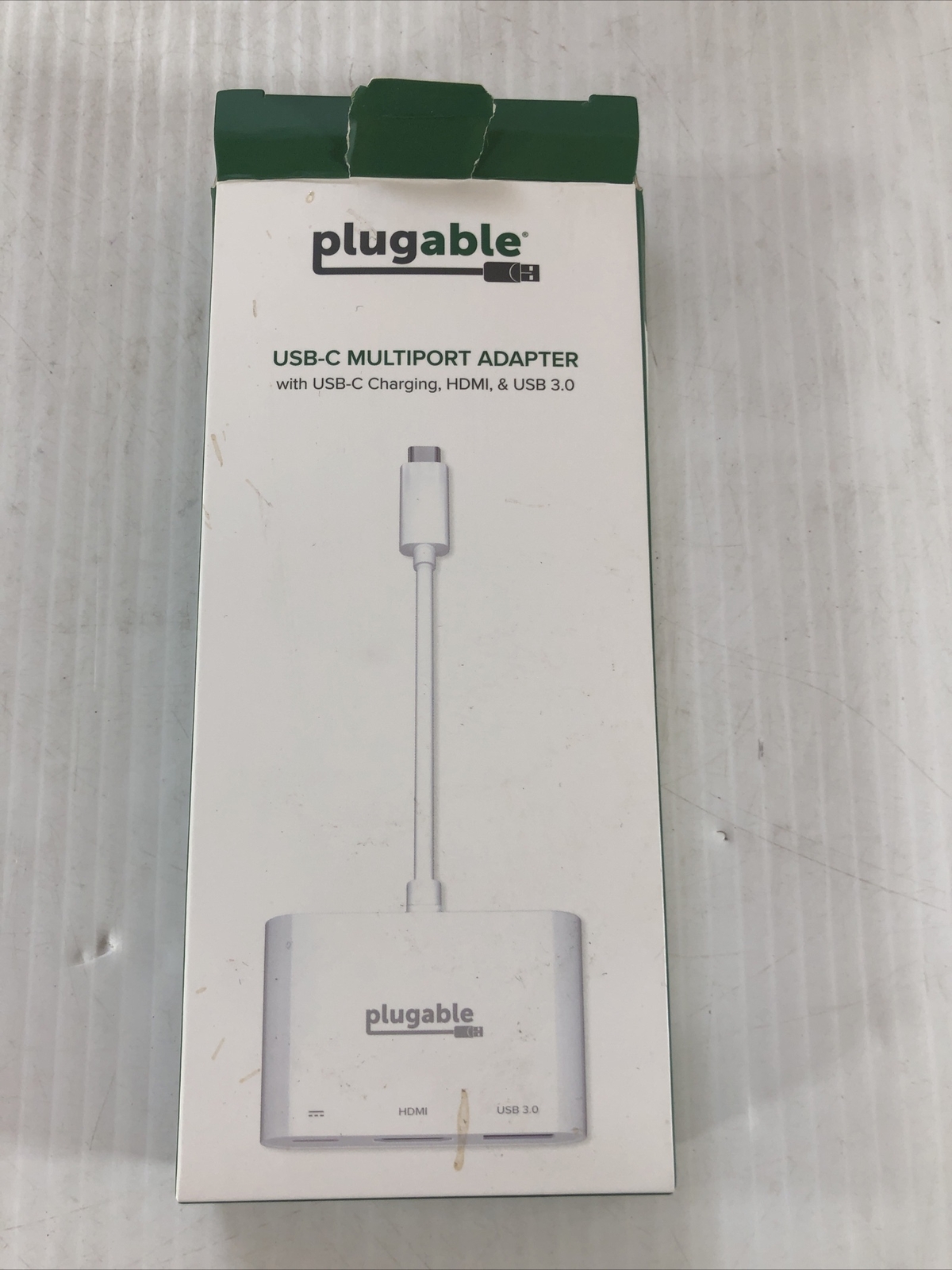 Plugable USB C to HDMI Multiport Adapter, 3-in-1 USB C Hub with 4K HDMI Output