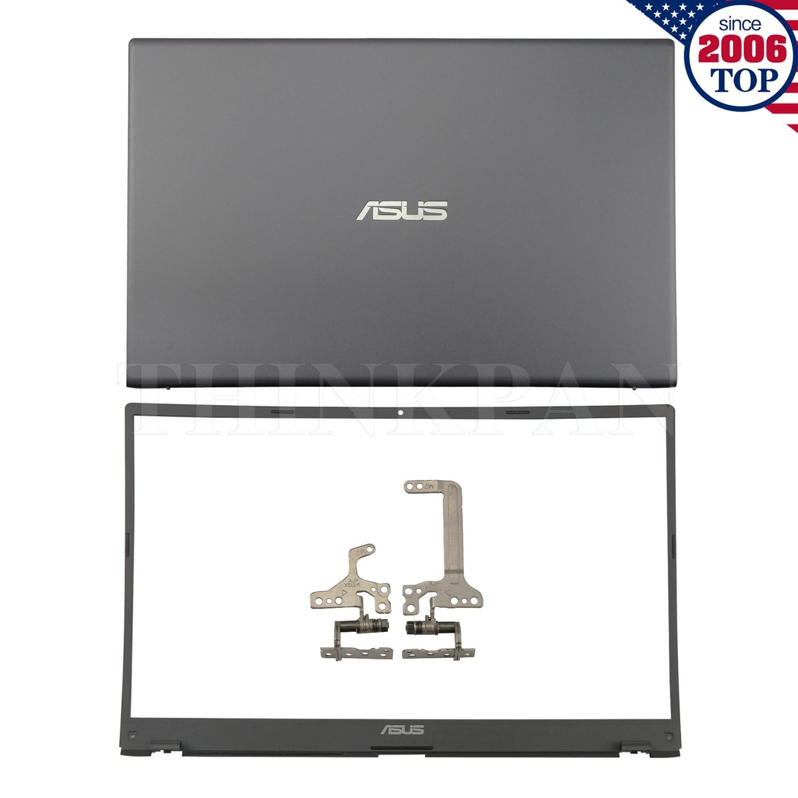 New ASUS VivoBook X512 X512D X512F X512U LCD Back Cover Lid + Bezel +Hinges Gray