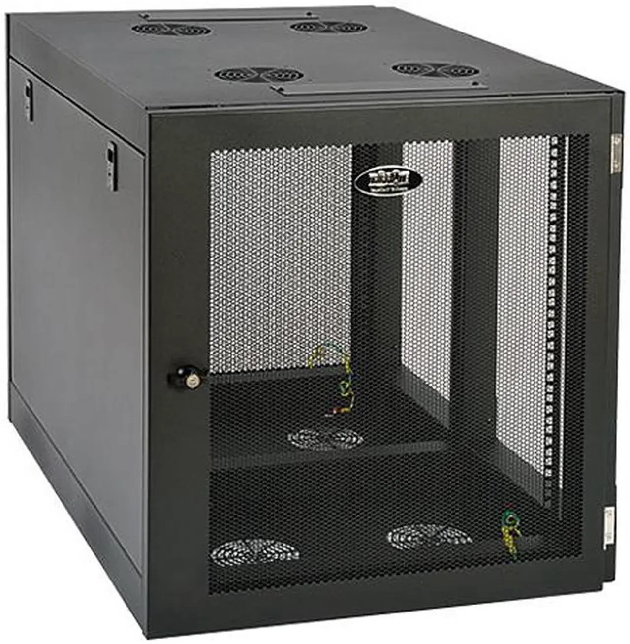 TrippLite SmartRack 12U Low-Profile Server-Depth Side-Mount Wall-Mount SRW12UHD