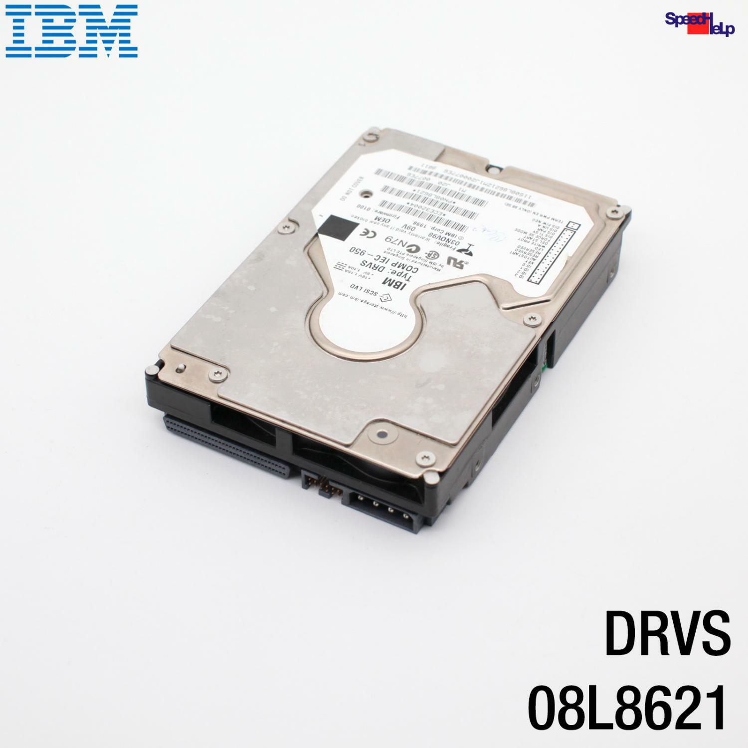 Ibm Type Drvs Iec-950 9.1gb Scsi 68-Pin Pol Hdd Festplatte P/N 08l8621 Hard Disk