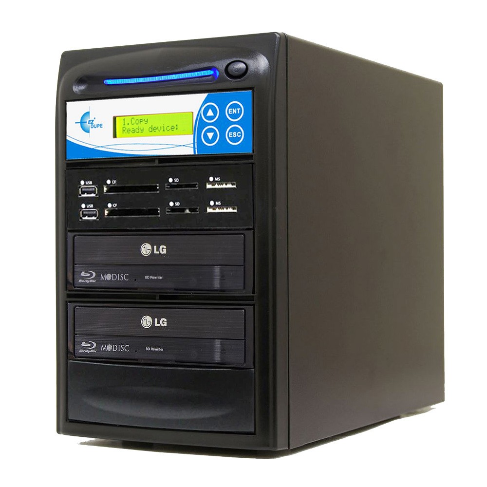 EZ DUPE Media Mirror PLUS 1:1 Duplicator - SD CF MS MMC USB Blu-Ray 2 YEAR WRNTY