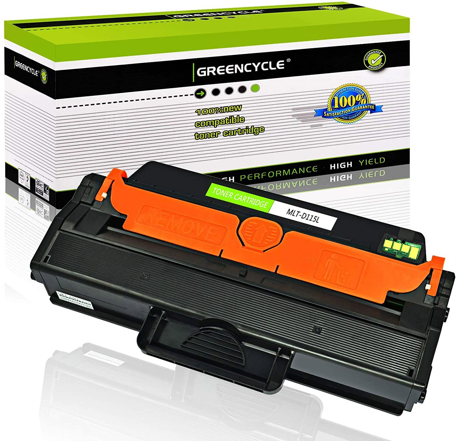 GREENCYCLE MLT-D115L D115L Toner Cartridge Fit for Samsung SL-M2880FW SL-M2870FW