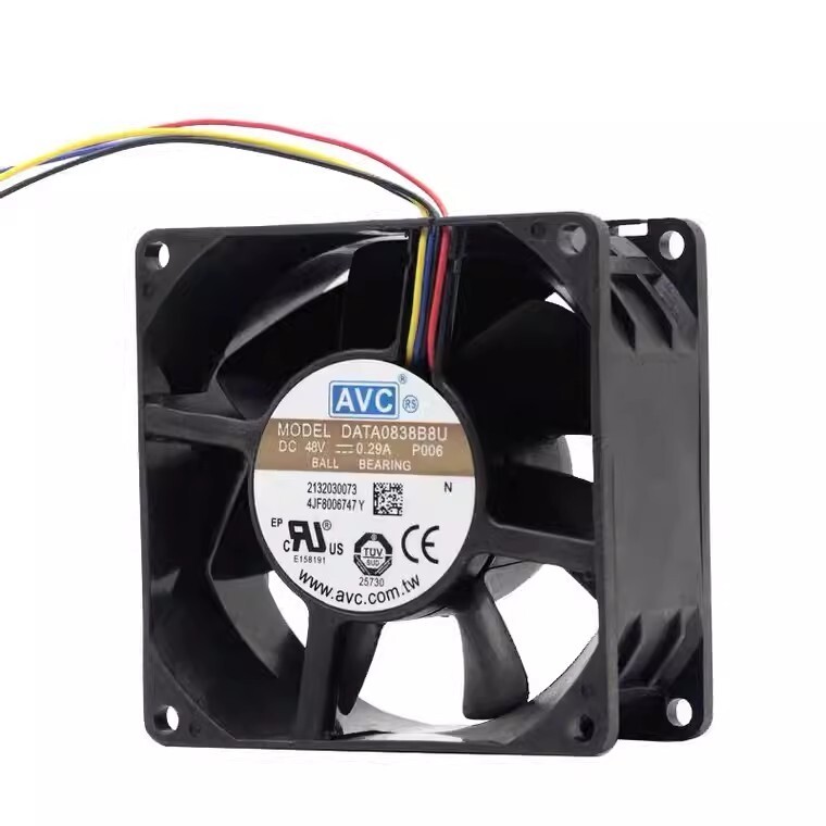 AVC DATA0838B8U P006 8038 DC48V 0.29A 4-Wire PWM Inverter Cooling Fan