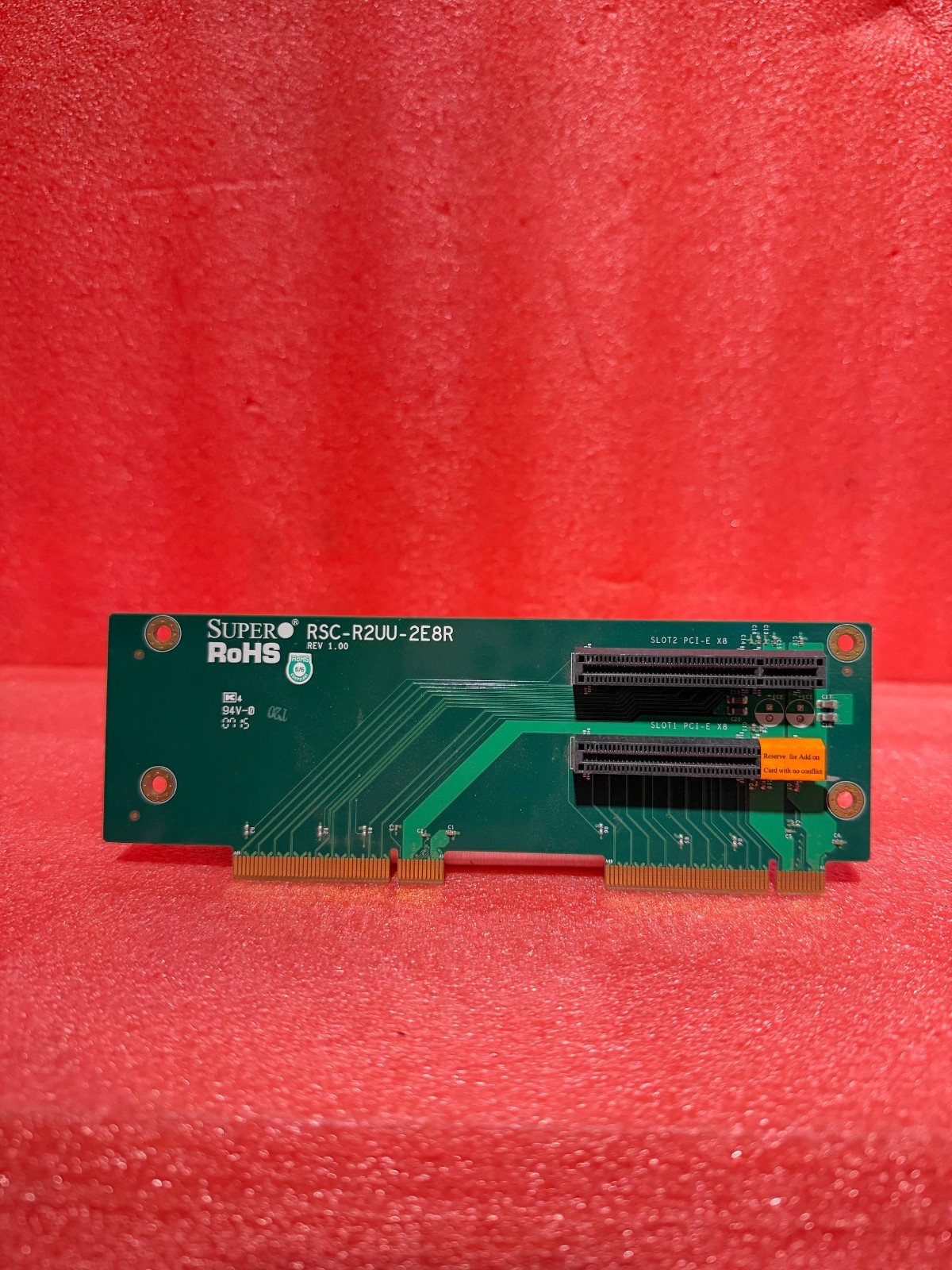 Supermicro RSC-R2UU-2E8R 2U RHS 2x PCI-E x8 UIO Riser Card