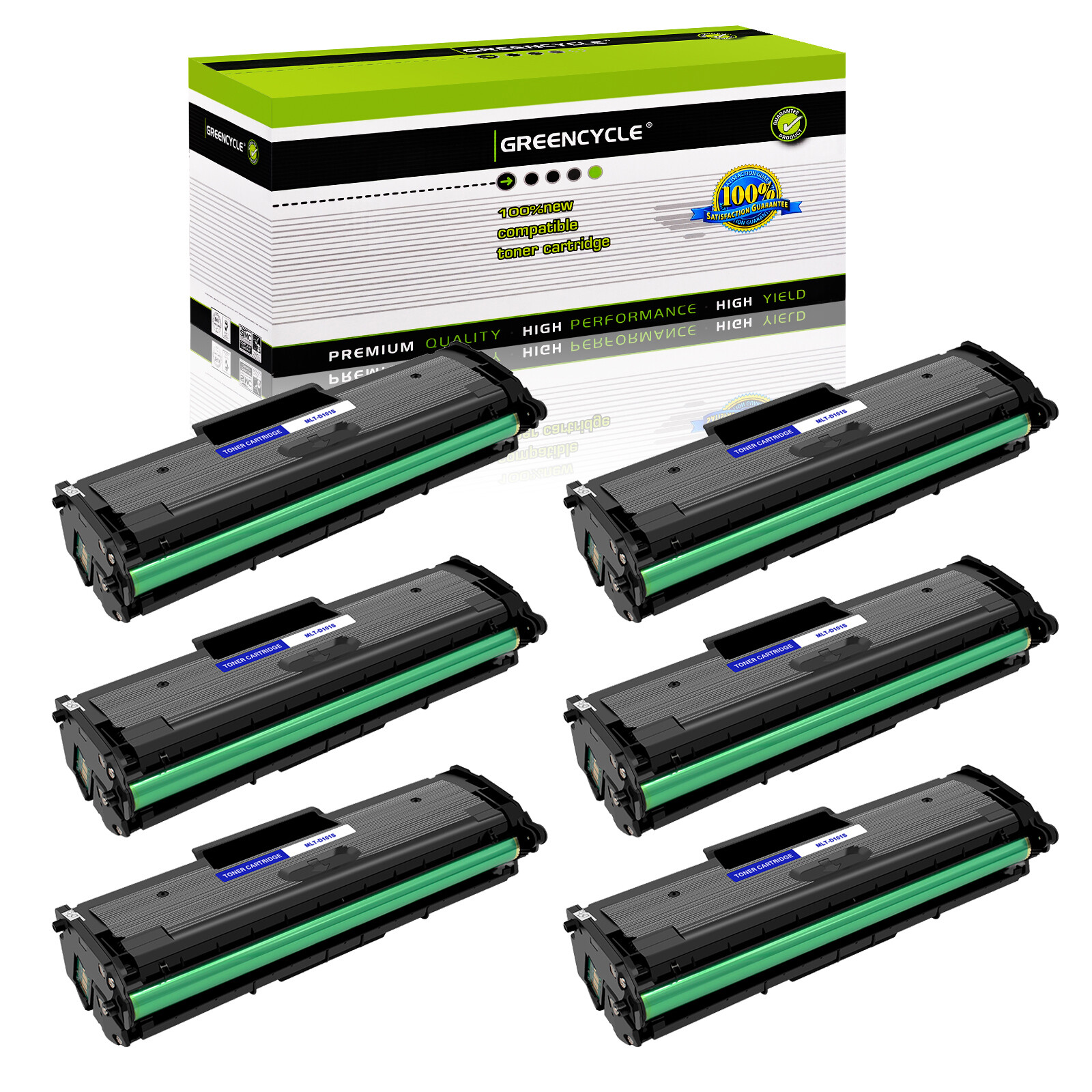 6PK MLT-D101S MLT-D101L Toner Cartridge For Samsung ML-2165W SCX-3400 SCX-3405W