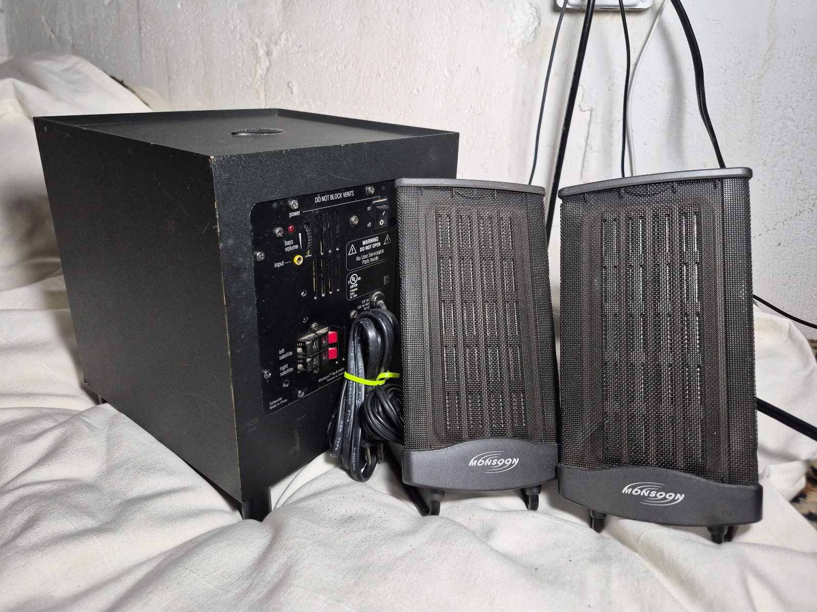 Monsoon Speakers with Subwoofer