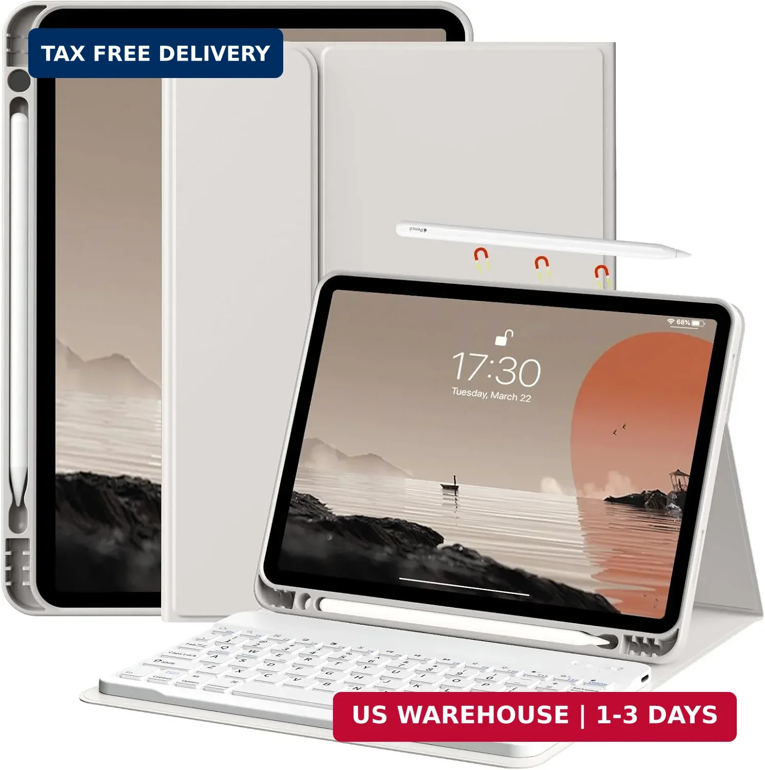 for iPad Air 11 Inch M4/M3/M2 (2026/2025/2024), iPad Air 5/4th Gen (2022/2020) 1