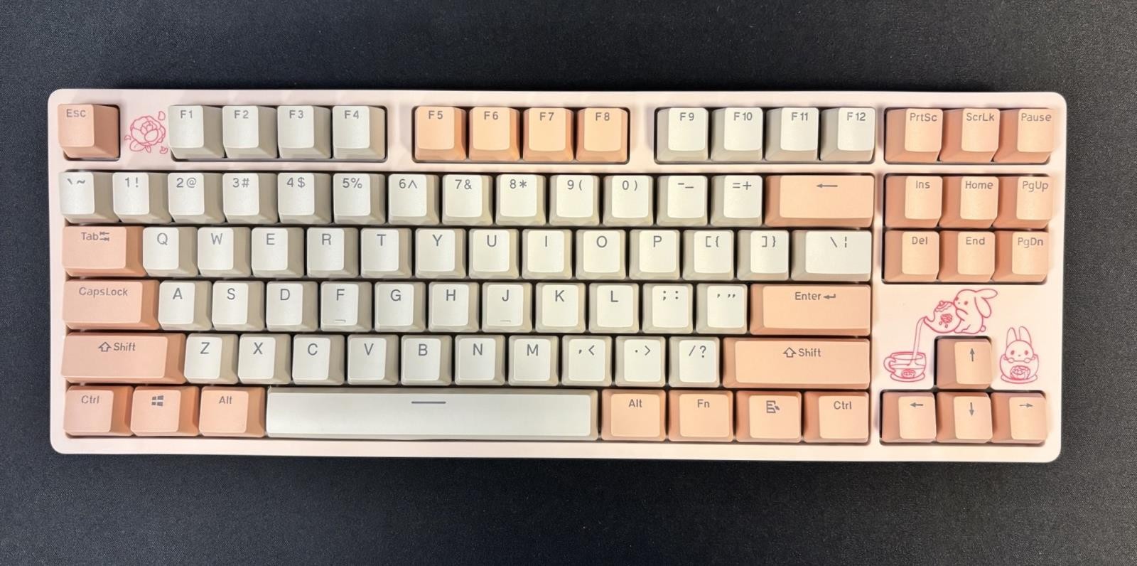 DROP Expression Keyblossom TKL Keyboard - Holy Panda Tactile Switches Pink