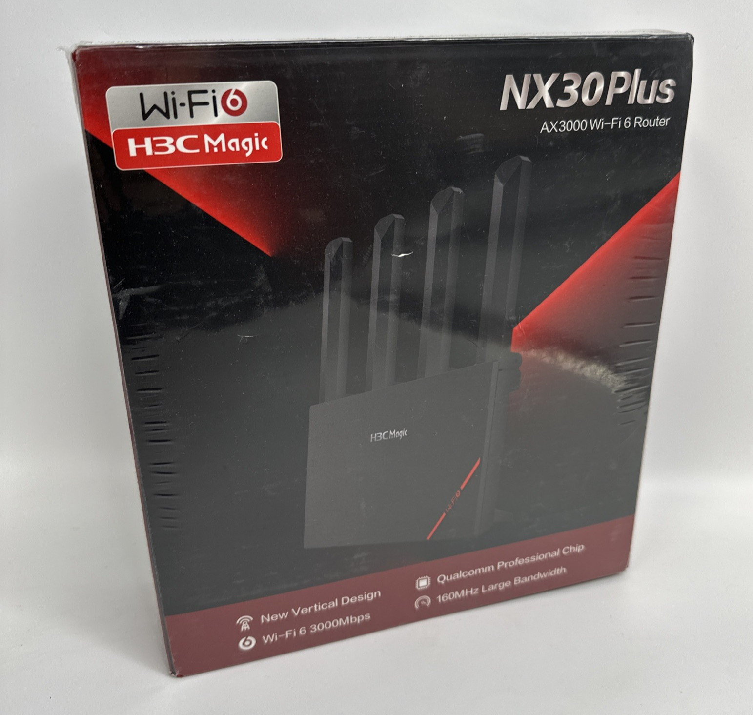 H3C Magic NX30 Plus AX3000 Wi-Fi 6 Router 160MHz Bandwidth *New Sealed*