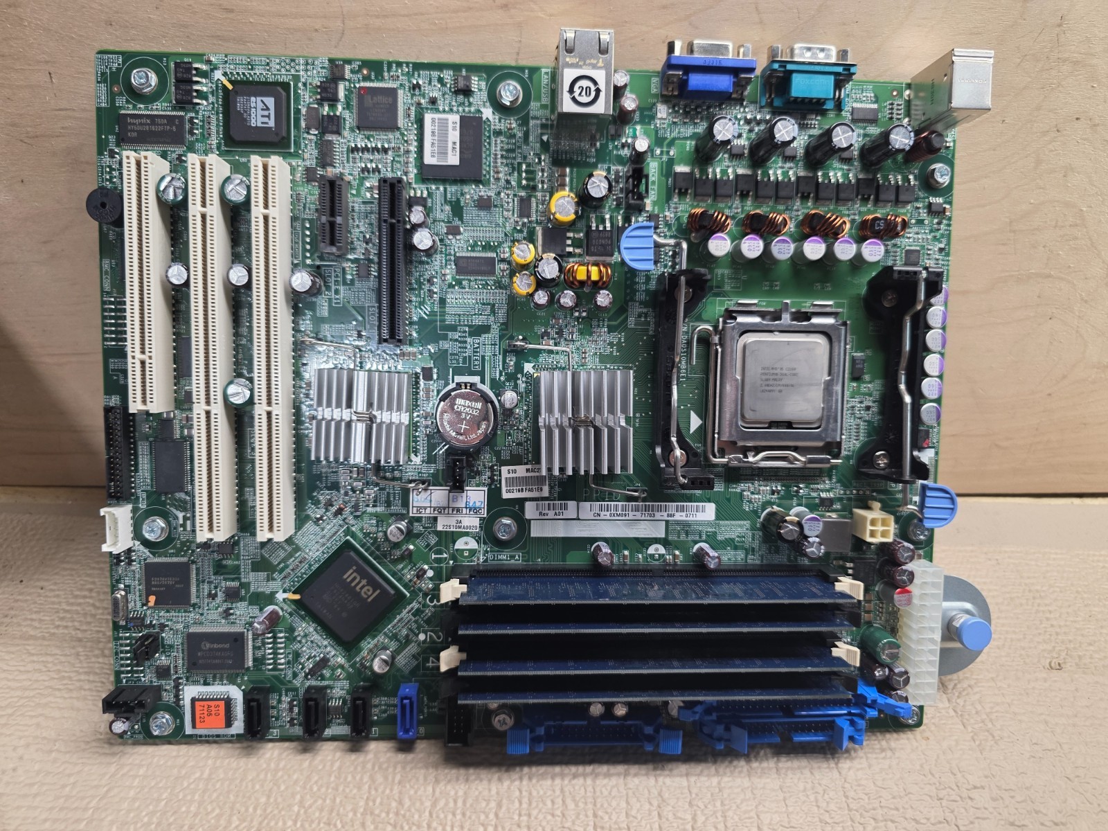 Dell PowerEdge 840 Motherboard 0XM091 + Intel Pentium E2180 2.0GHz CPU + 2GB RAM