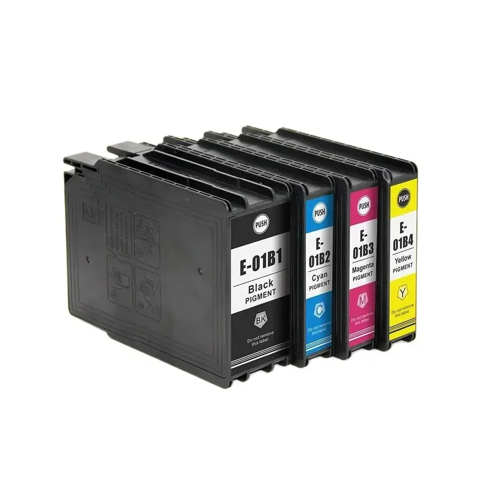 T01B1-T01B4 4 Color Pigment Ink Cartridge for Epson WF-C8190a WF-C8690a Printer